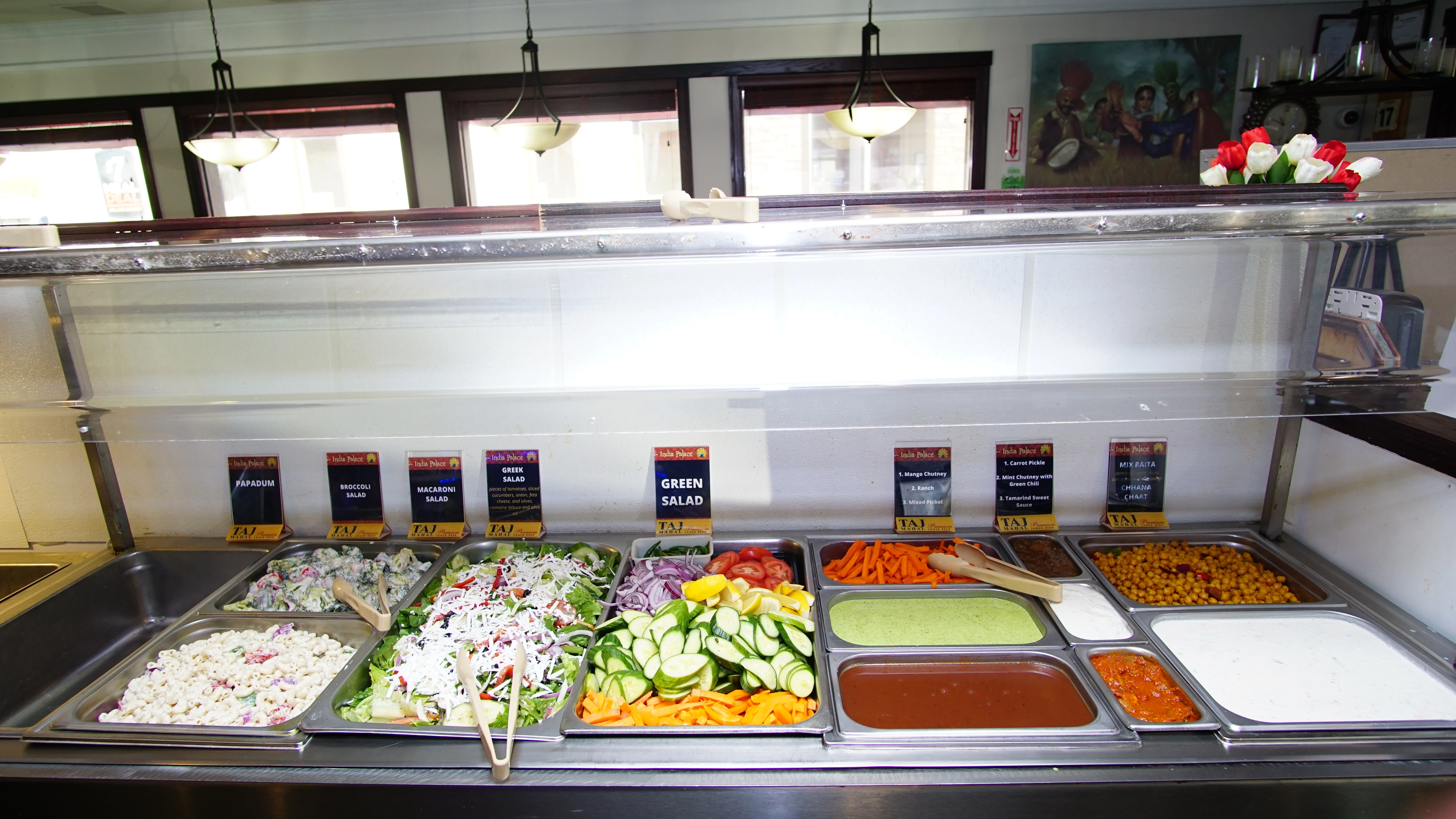 Indian buffet dish